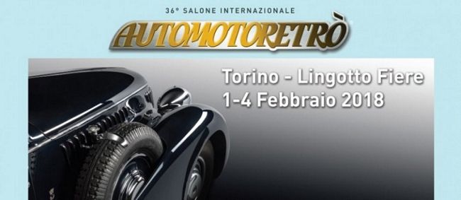 Automotoretrò 2018, il salone delle auto storiche di Torino