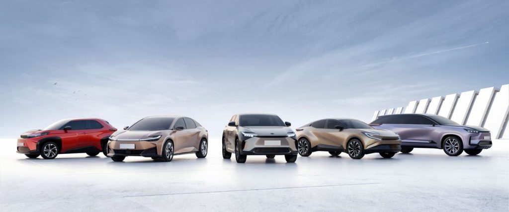 Gamma nuovi modelli elettrici Toyota