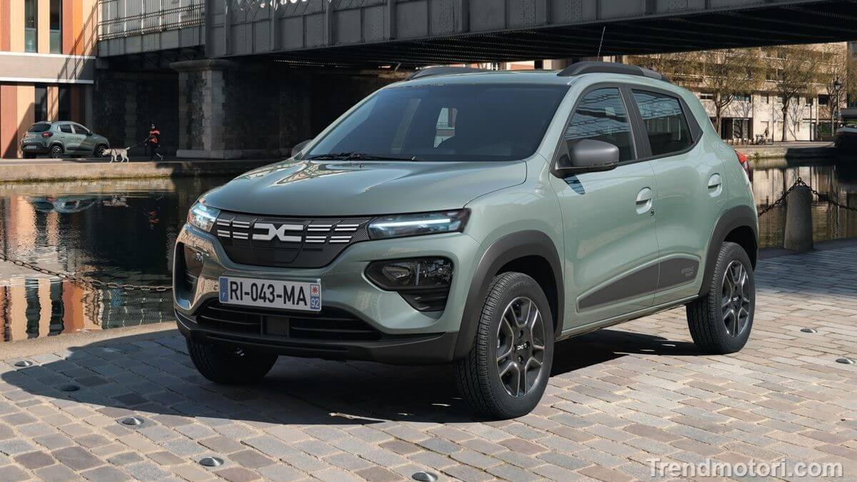 Versione aggiornata della nuova city car elettrica economica di Dacia