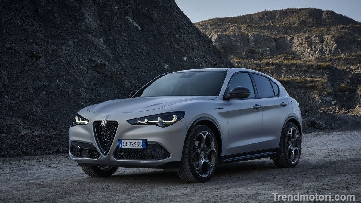 Versione aggiornata del suv Alfa Romeo Stelvio restyling 2024