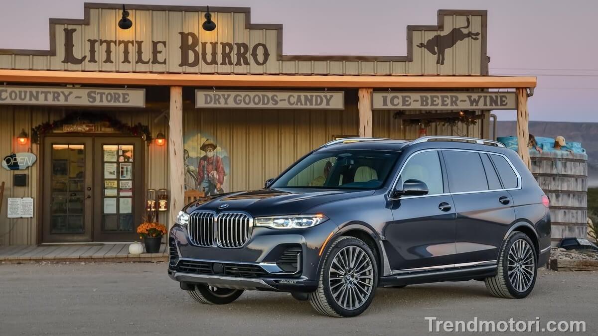 Nuovo suv di lusso a sette posti Bmw X7