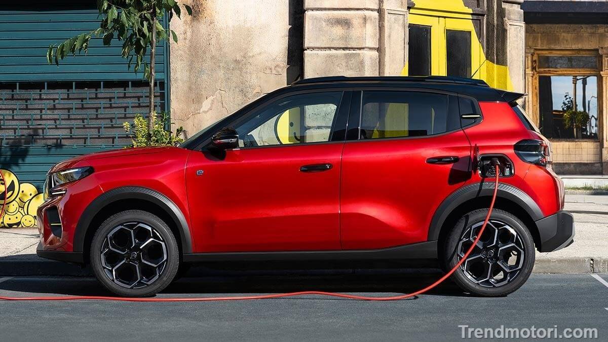 Nuova generazione della Citroen C3 in versione elettrica