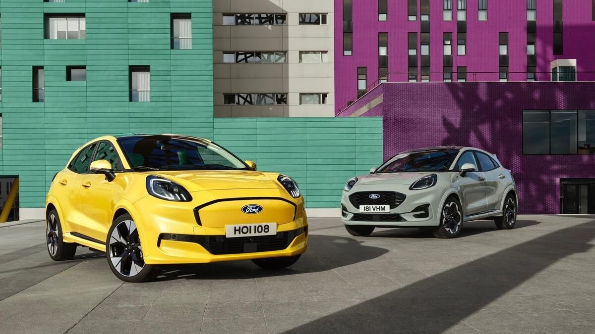 Versione aggiornata del crossover Ford Puma Hybrid ed elettrica