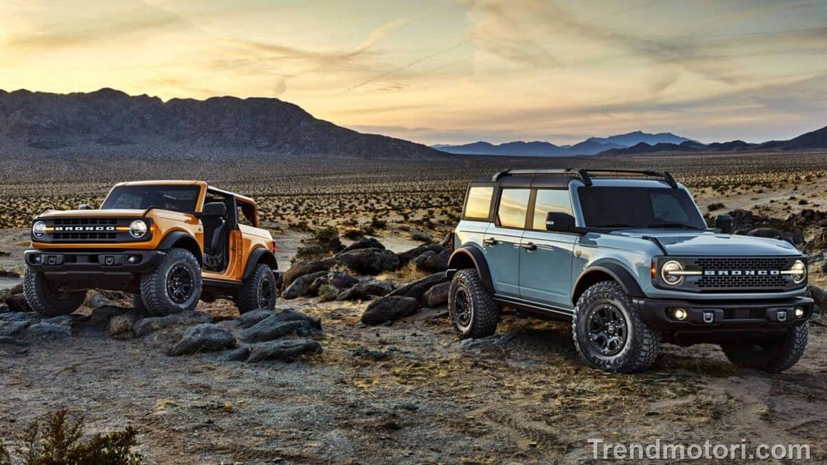 Nuova gamma del fuoristrada Ford Bronco 4x4 2025