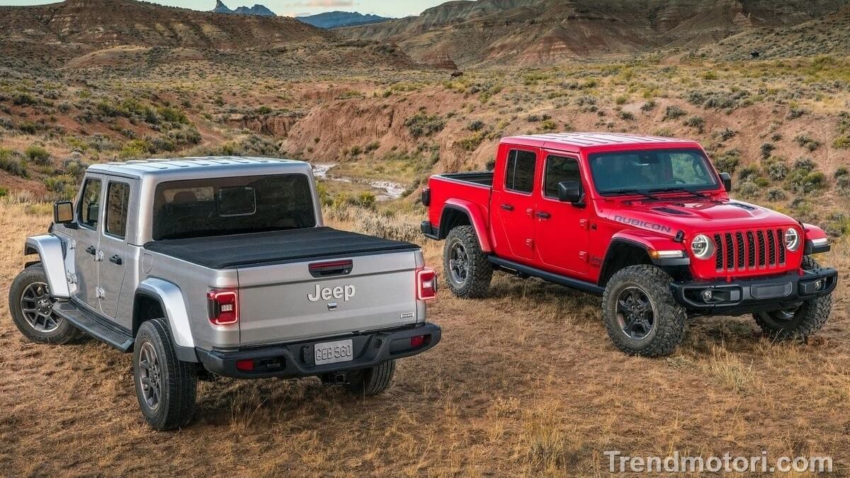 Nuovo pick-up americano Jeep Gladiator 4x4